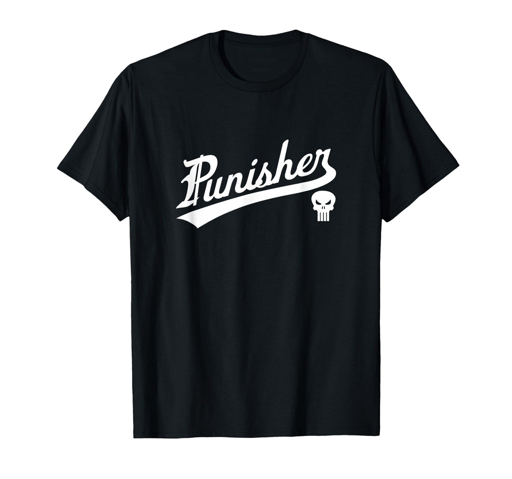 Marvel Punisher Baseball Team Logo V2 T-Shirt - Graphic Print Unisex - T-Shirt, Sweatshirt, Hoodie
