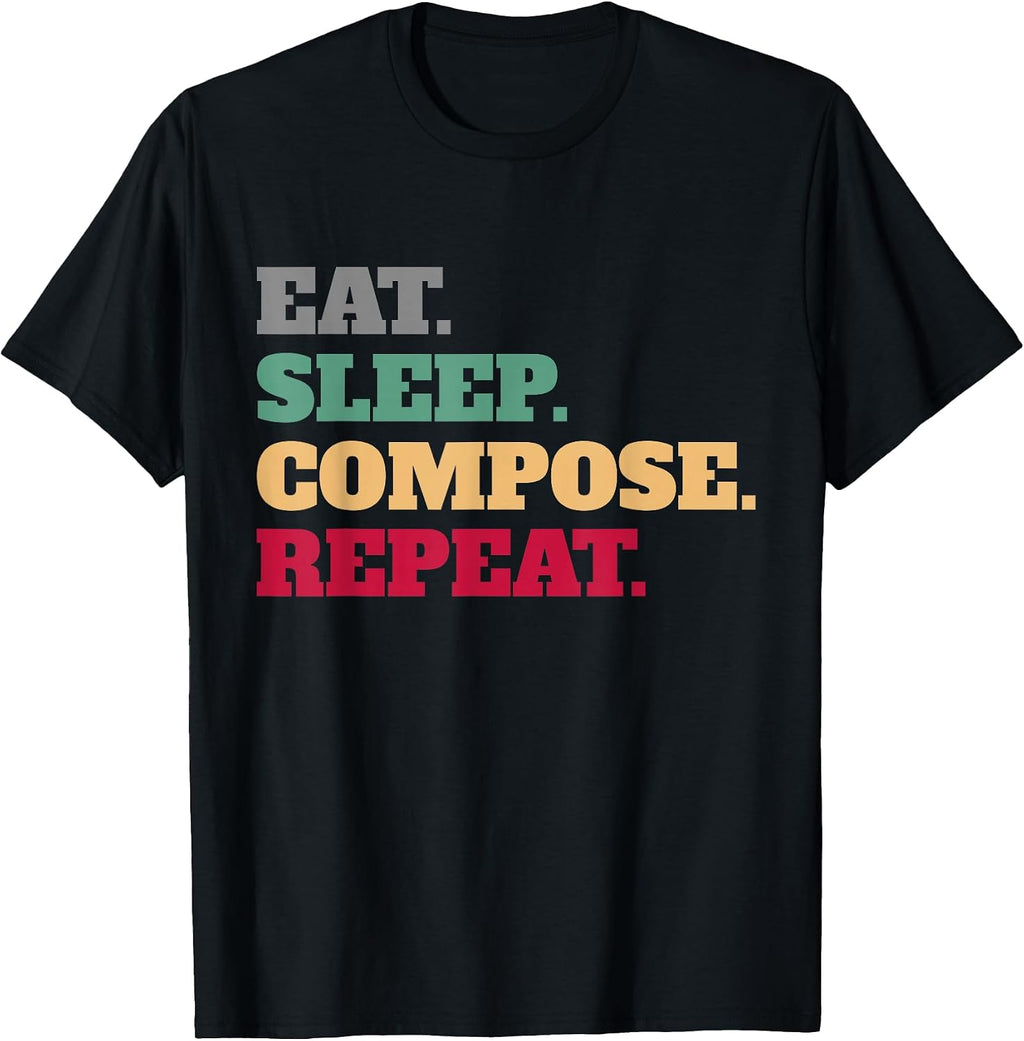 Musci Composition Composers Gifts Songwriters - Adult & Kids T-Shirts, Sweatshirts & Hoodies apparel design preview 1