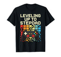 Leveling Up To Stepdad Funny Bonus Dad T-Shirt - Minimalist Print Unisex - T-Shirt, Sweatshirt, Hoodie