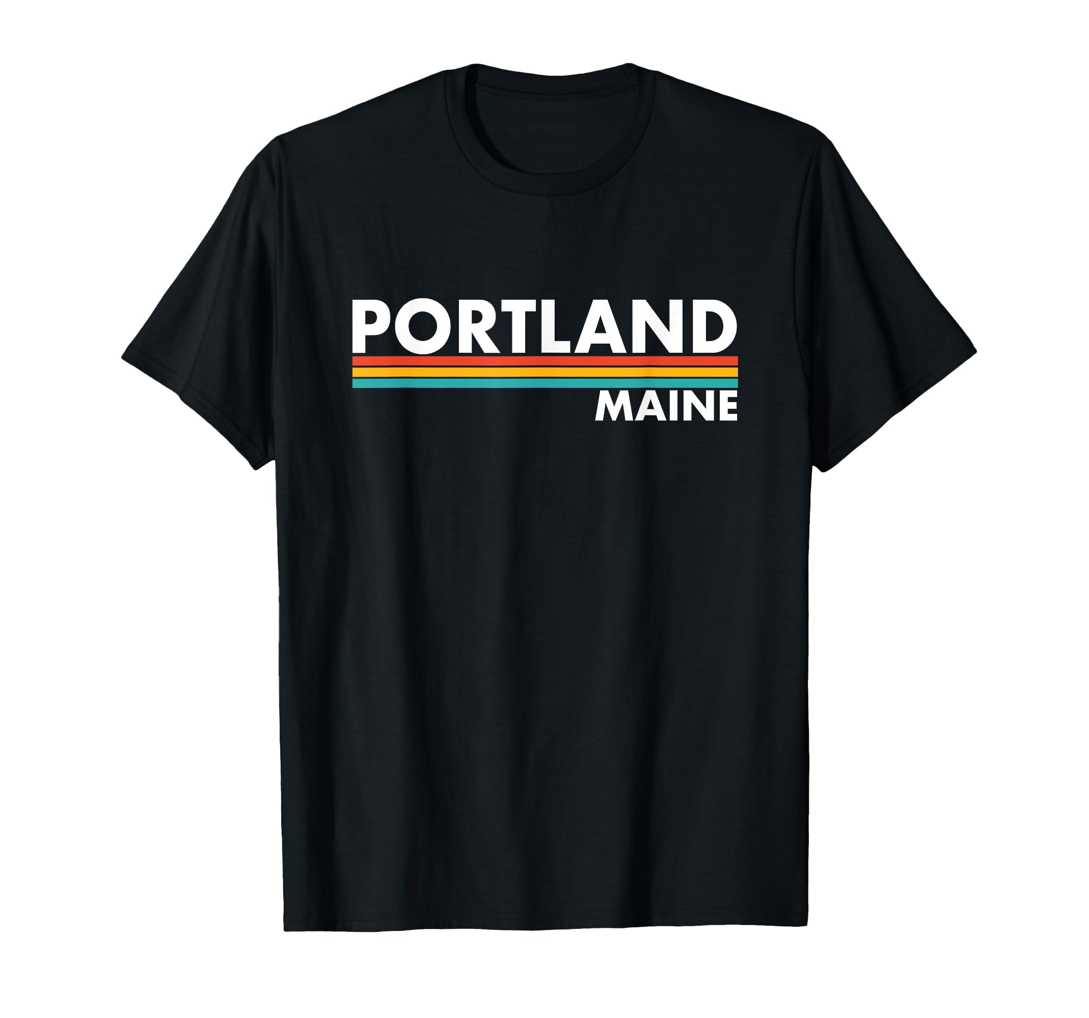 Portland Maine Stripes T-Shirt - Fun Novelty Design for Adults - T-Shirt, Sweatshirt, Hoodie