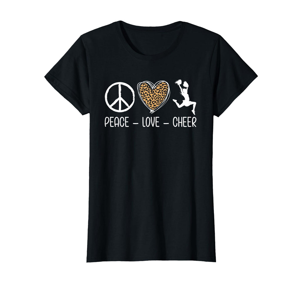 Leopard Cheetah Cheerleading Cheer T-Shirt - Minimalist Print for Adults - T-Shirt, Sweatshirt, Hoodie