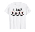 T Ball Mama Groovy Ball Mom Mother T-Shirt - Custom Art Print for Adults - T-Shirt, Sweatshirt, Hoodie