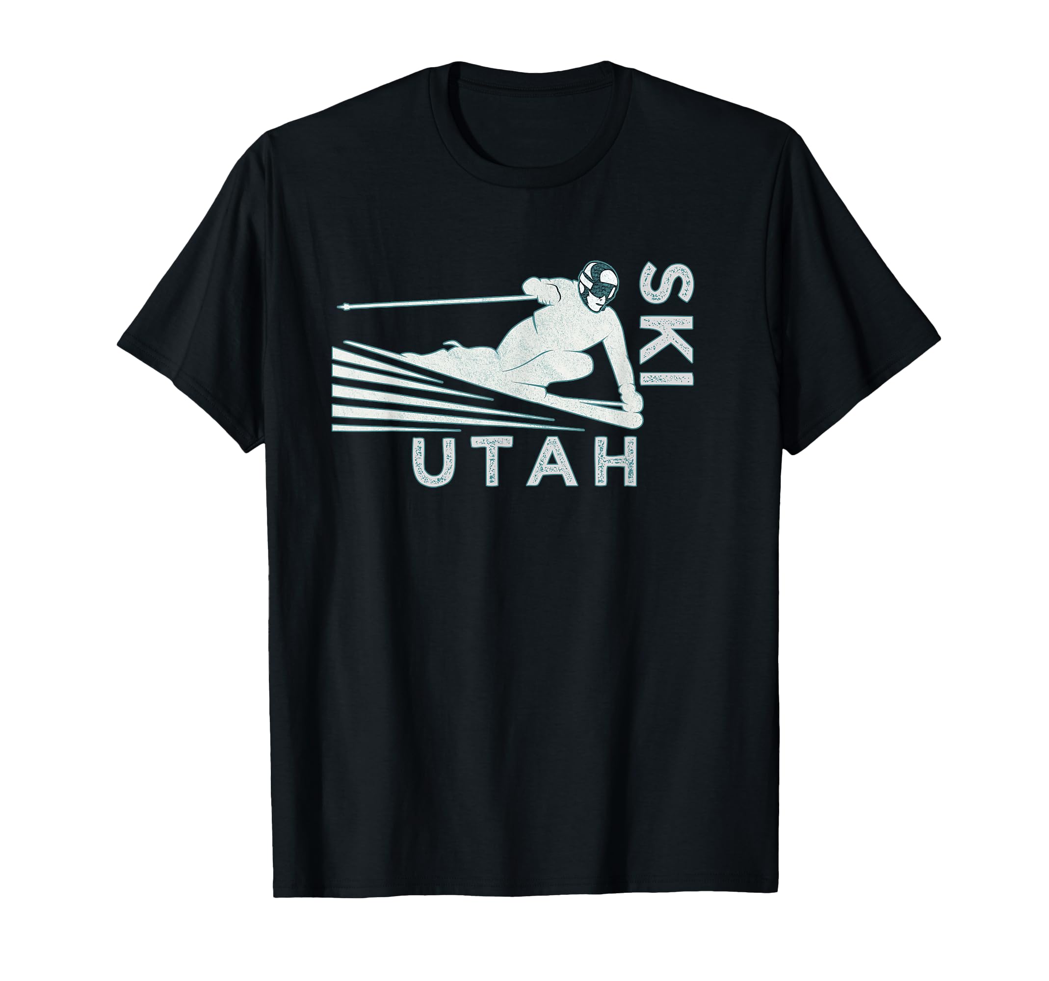 Ski Utah Snow Ski T-Shirt - Novelty Apparel for Adults - T-Shirt, Sweatshirt, Hoodie