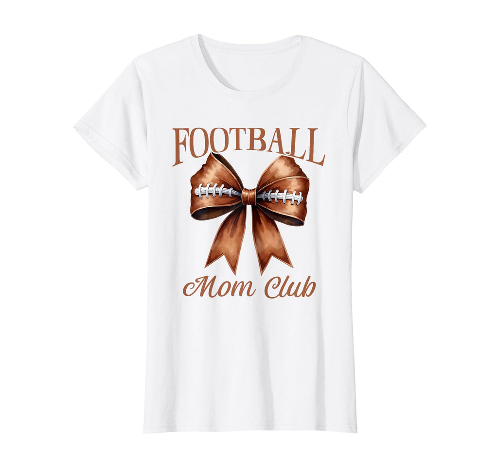Game Day Croquette Bow Football Mom T-Shirt - Trendy Graphic for Adults - T-Shirt, Sweatshirt, Hoodie