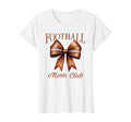 Game Day Croquette Bow Football Mom T-Shirt - Trendy Graphic for Adults - T-Shirt, Sweatshirt, Hoodie