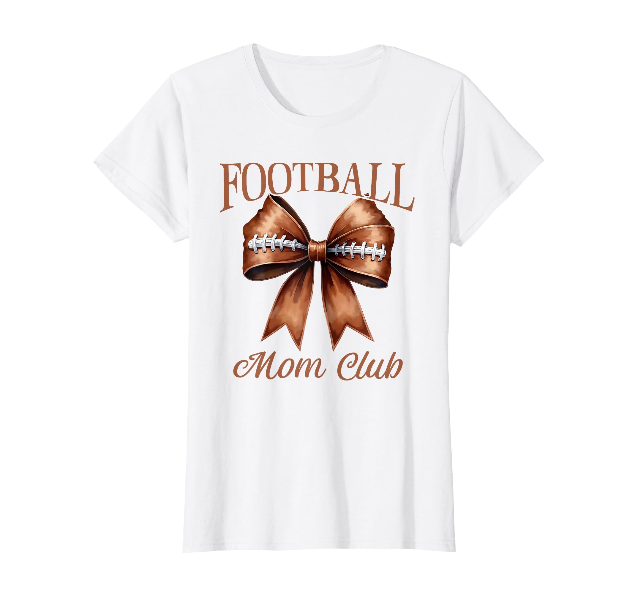 Game Day Croquette Bow Football Mom T-Shirt - Trendy Graphic for Adults - T-Shirt, Sweatshirt, Hoodie