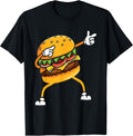 Funny Dabbing Burger - Adult & Kids T-Shirts, Sweatshirts & Hoodies apparel design preview 1