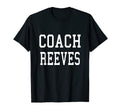 Coach Reeves Custom Football Soccer T-Shirt - Minimalist Print Men Women - T-Shirt, Sweatshirt, Hoodie