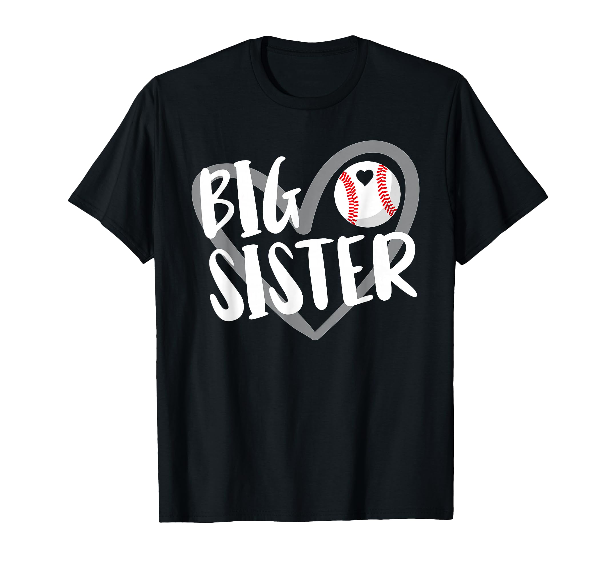 Baseball Big Sister T-Shirt - Minimalist Print Unisex - T-Shirt, Sweatshirt, Hoodie