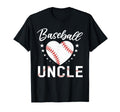 Baseball Uncle Funny Heart Baseball T-Shirt - Custom Art Print Unisex - T-Shirt, Sweatshirt, Hoodie