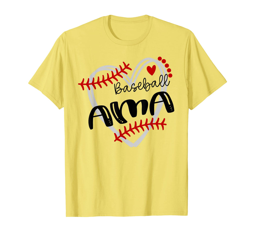 Personalized Baseball Heart Ama Baseball T-Shirt - Trendy Graphic Men Women - T-Shirt, Sweatshirt, Hoodie