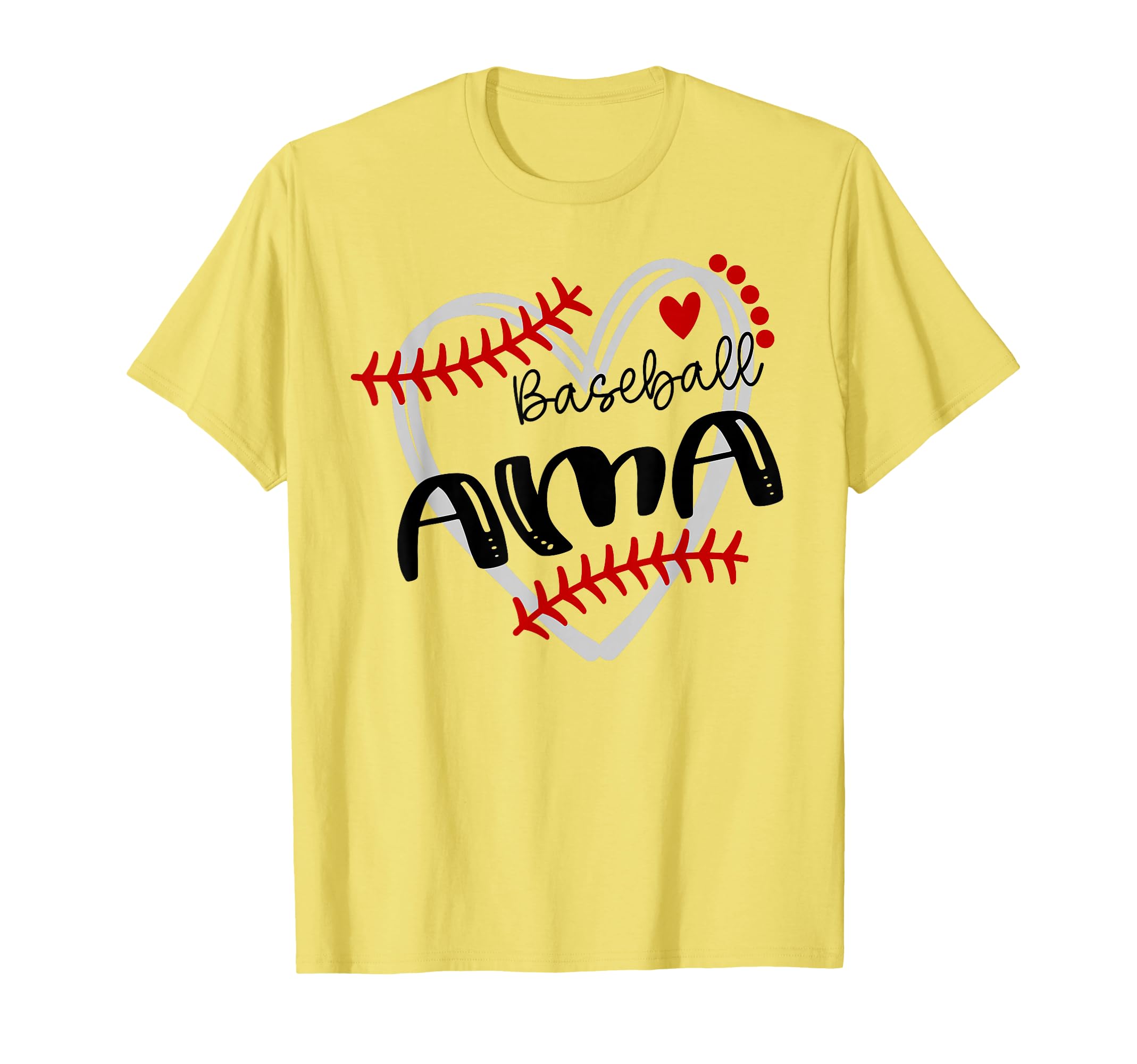 Personalized Baseball Heart Ama Baseball T-Shirt - Trendy Graphic Men Women - T-Shirt, Sweatshirt, Hoodie