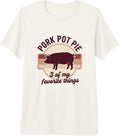 Pork Pot Pie Food Humor Bbq Lover Pig - Adult & Kids T-Shirts, Sweatshirts & Hoodies apparel design preview 1
