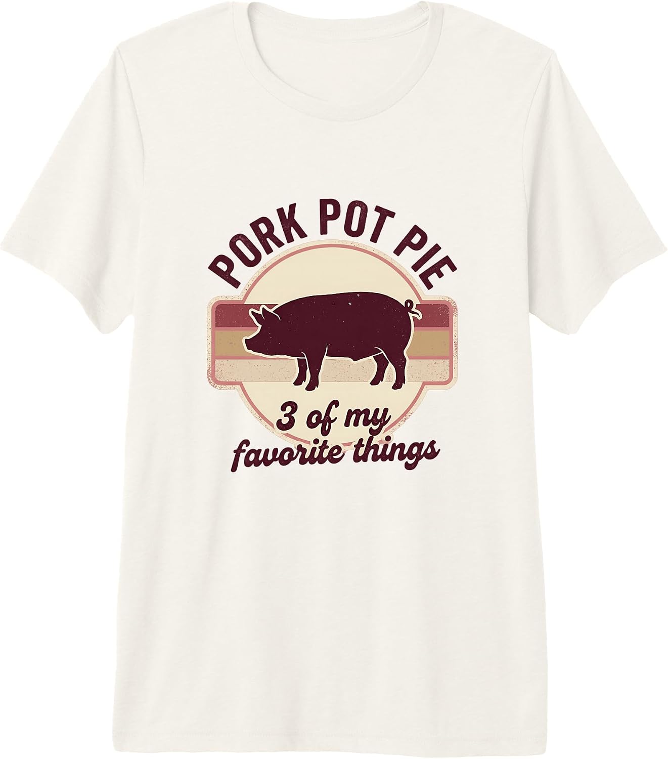 Pork Pot Pie Food Humor Bbq Lover Pig - Adult & Kids T-Shirts, Sweatshirts & Hoodies apparel design preview 1