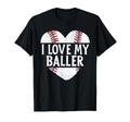 Baseball Dad Fathers Day Gift I Love My T-Shirt - Novelty Apparel Unisex - T-Shirt, Sweatshirt, Hoodie