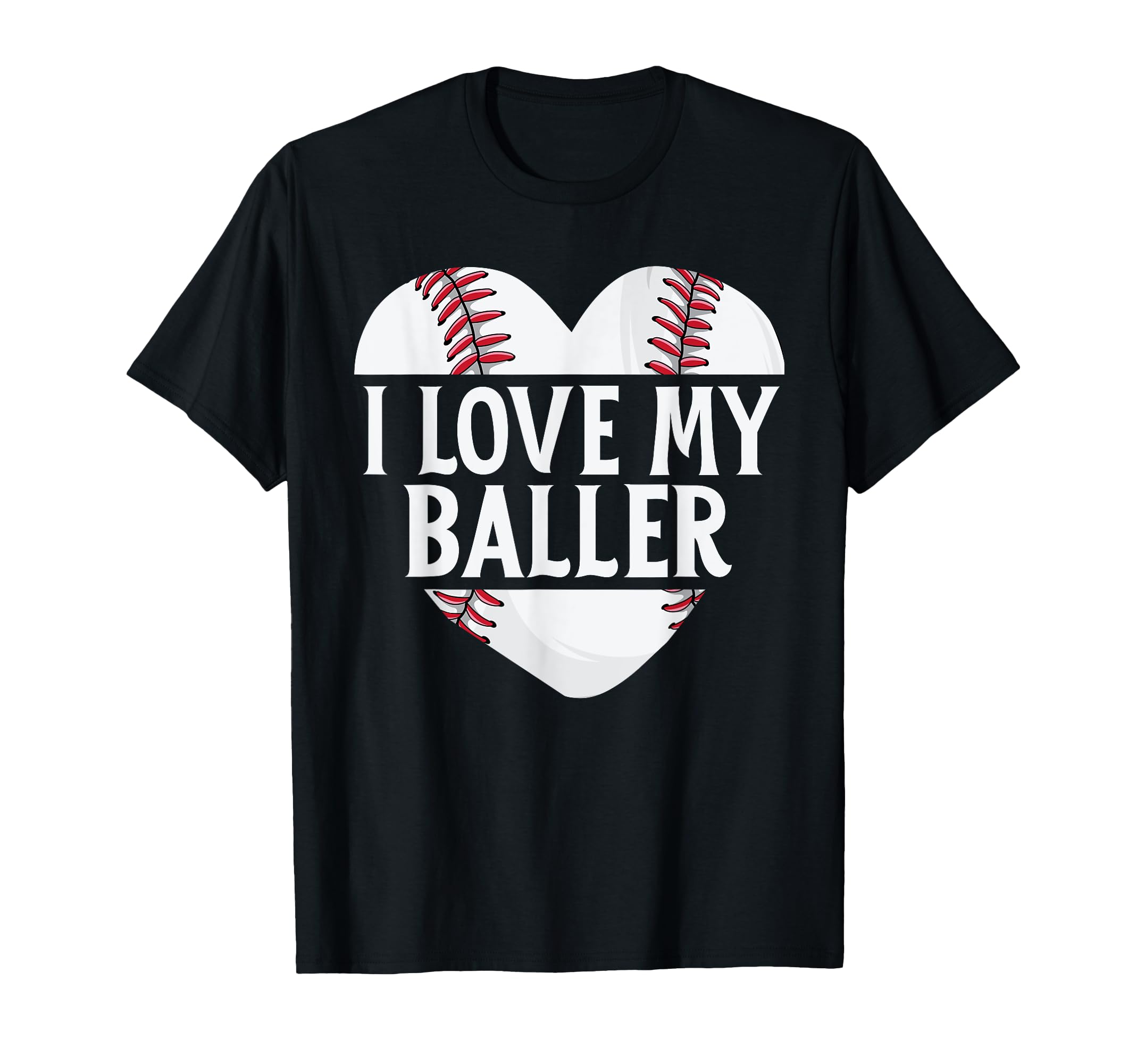 Baseball Dad Fathers Day Gift I Love My T-Shirt - Novelty Apparel Unisex - T-Shirt, Sweatshirt, Hoodie