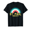 St Paul Minnesota Rainbow T-Shirt - Unique Graphic Men Women - T-Shirt, Sweatshirt, Hoodie