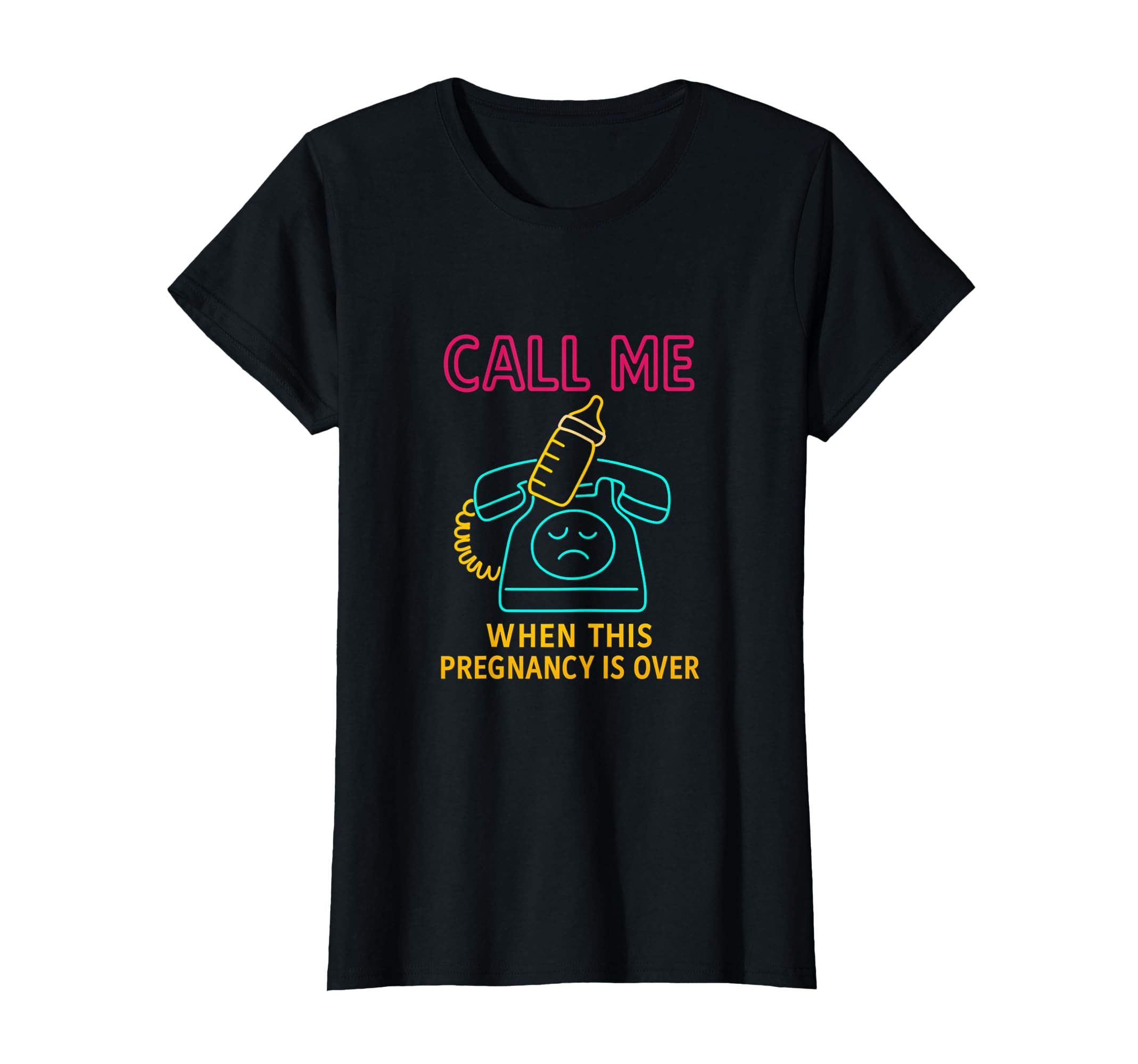 80S Neon Parenting Pregnancy Novelty T-Shirt - Fun Novelty Design Unisex - T-Shirt, Sweatshirt, Hoodie