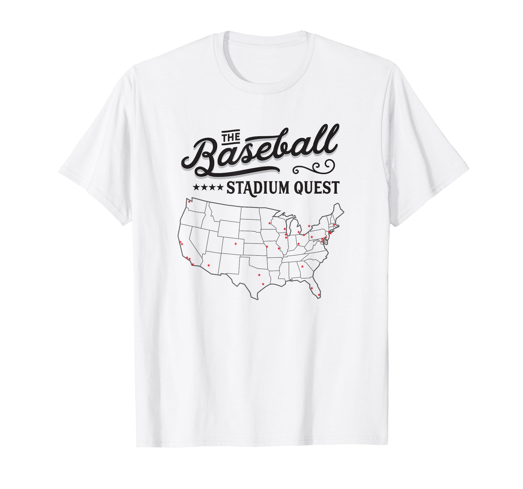 Baseball Stadium Quest T-Shirt - Novelty Apparel for Adults - T-Shirt, Sweatshirt, Hoodie