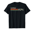 1974 Chest Stripe Birthday T-Shirt - Fun Novelty Design Unisex - T-Shirt, Sweatshirt, Hoodie