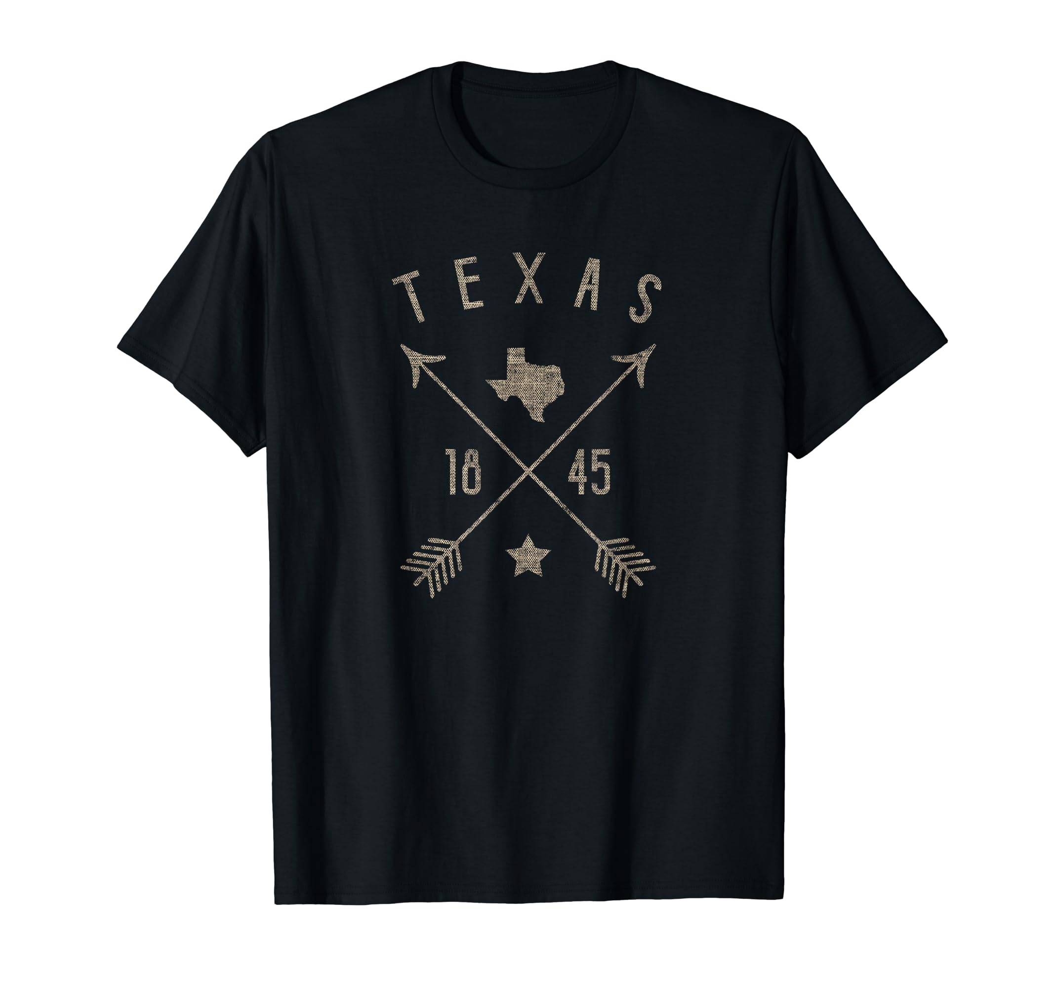 Texas Distressed Home State Map Boho T-Shirt - Novelty Apparel Unisex - T-Shirt, Sweatshirt, Hoodie