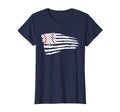 Mom Baseball Us Flag Patriotic T-Shirt - Fun Novelty Design for Adults - T-Shirt, Sweatshirt, Hoodie