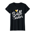 Baseball And Softball Sister Funny Ball T-Shirt - Aesthetic Graphic Unisex - T-Shirt, Sweatshirt, Hoodie