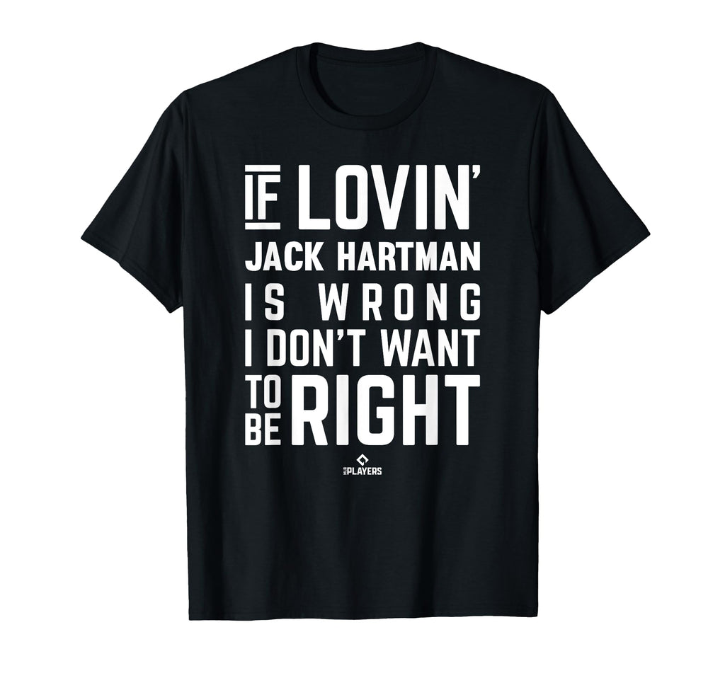 If Loving Jack Hartman Prospect Baseball T-Shirt - Minimalist Print Unisex - T-Shirt, Sweatshirt, Hoodie