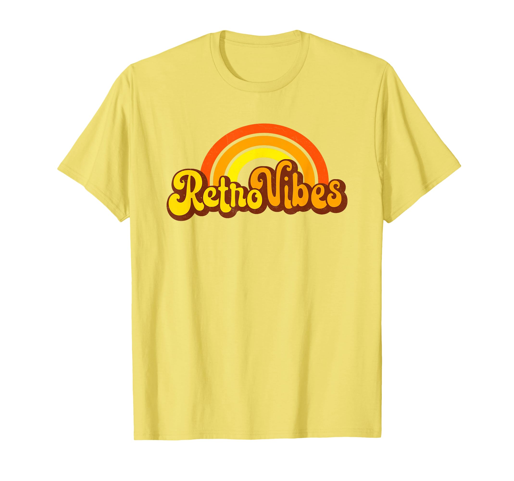 Vibes Rainbow Yellow Orange Red T-Shirt - Unique Graphic Men Women - T-Shirt, Sweatshirt, Hoodie