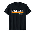 Dallas Texas Tx Stripes T-Shirt - Fun Novelty Design Men Women - T-Shirt, Sweatshirt, Hoodie