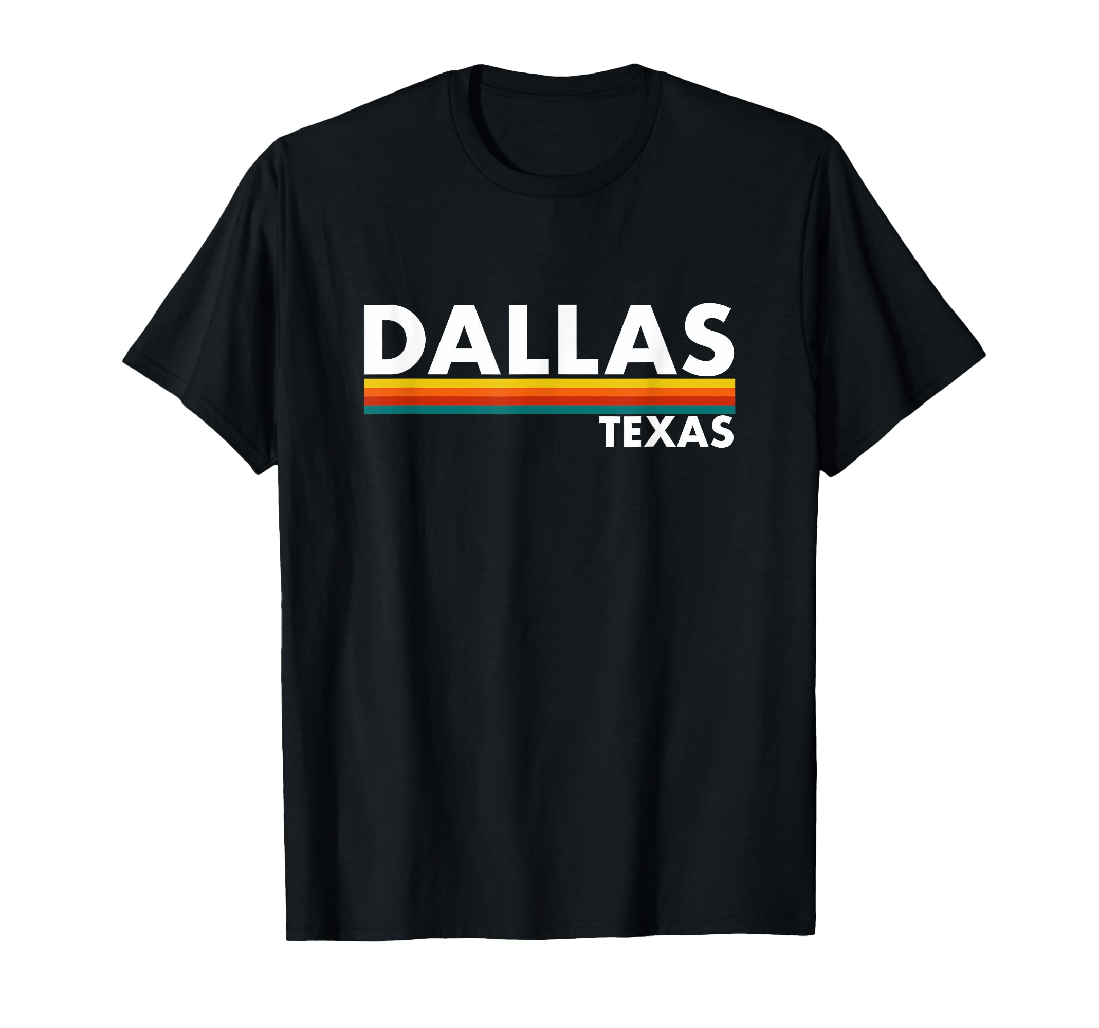 Dallas Texas Tx Stripes T-Shirt - Fun Novelty Design Men Women - T-Shirt, Sweatshirt, Hoodie