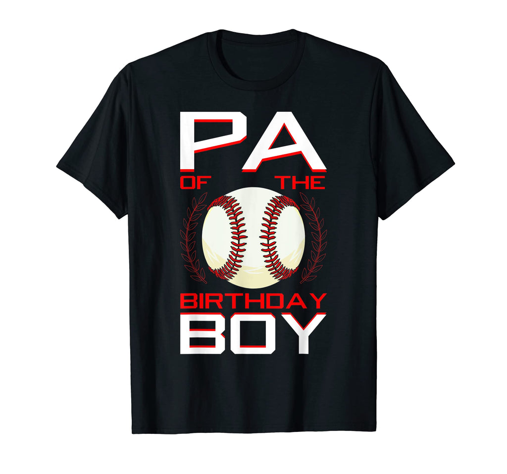 Pa Birthday Baseball Theme Bday Party T-Shirt - Graphic Print Men Women - T-Shirt, Sweatshirt, Hoodie