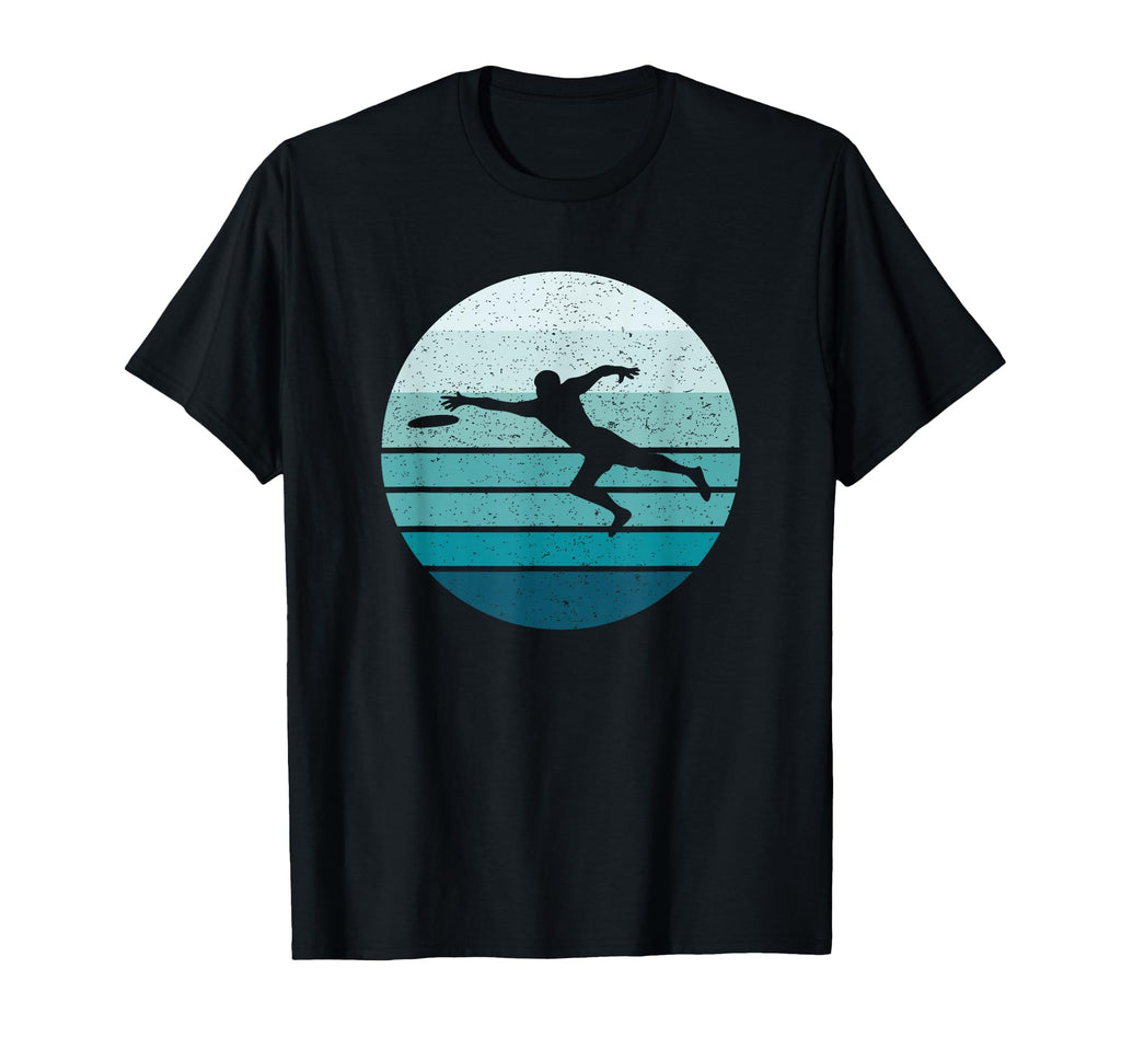 Ultimate Frisbee Striped Sunset T-Shirt - Fun Novelty Design Unisex - T-Shirt, Sweatshirt, Hoodie