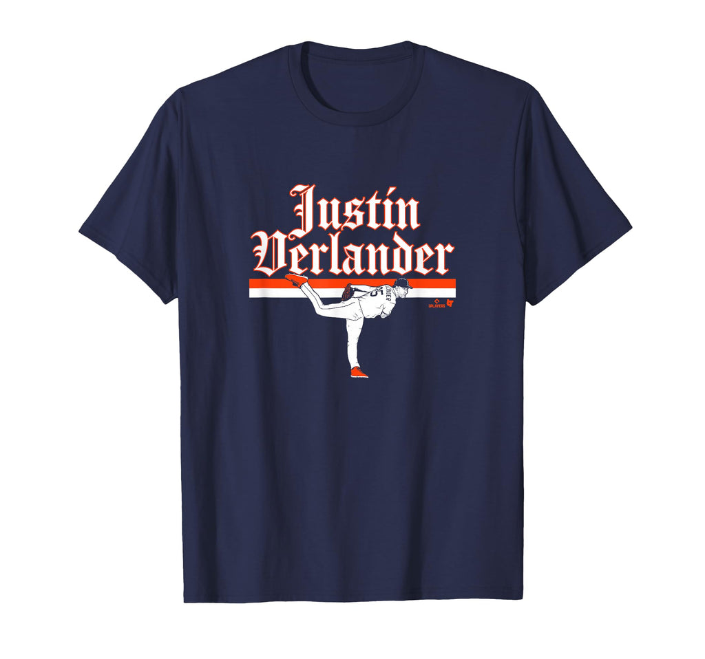 Justin Verlander Ace Pose Detroit T-Shirt - Aesthetic Graphic Unisex - T-Shirt, Sweatshirt, Hoodie