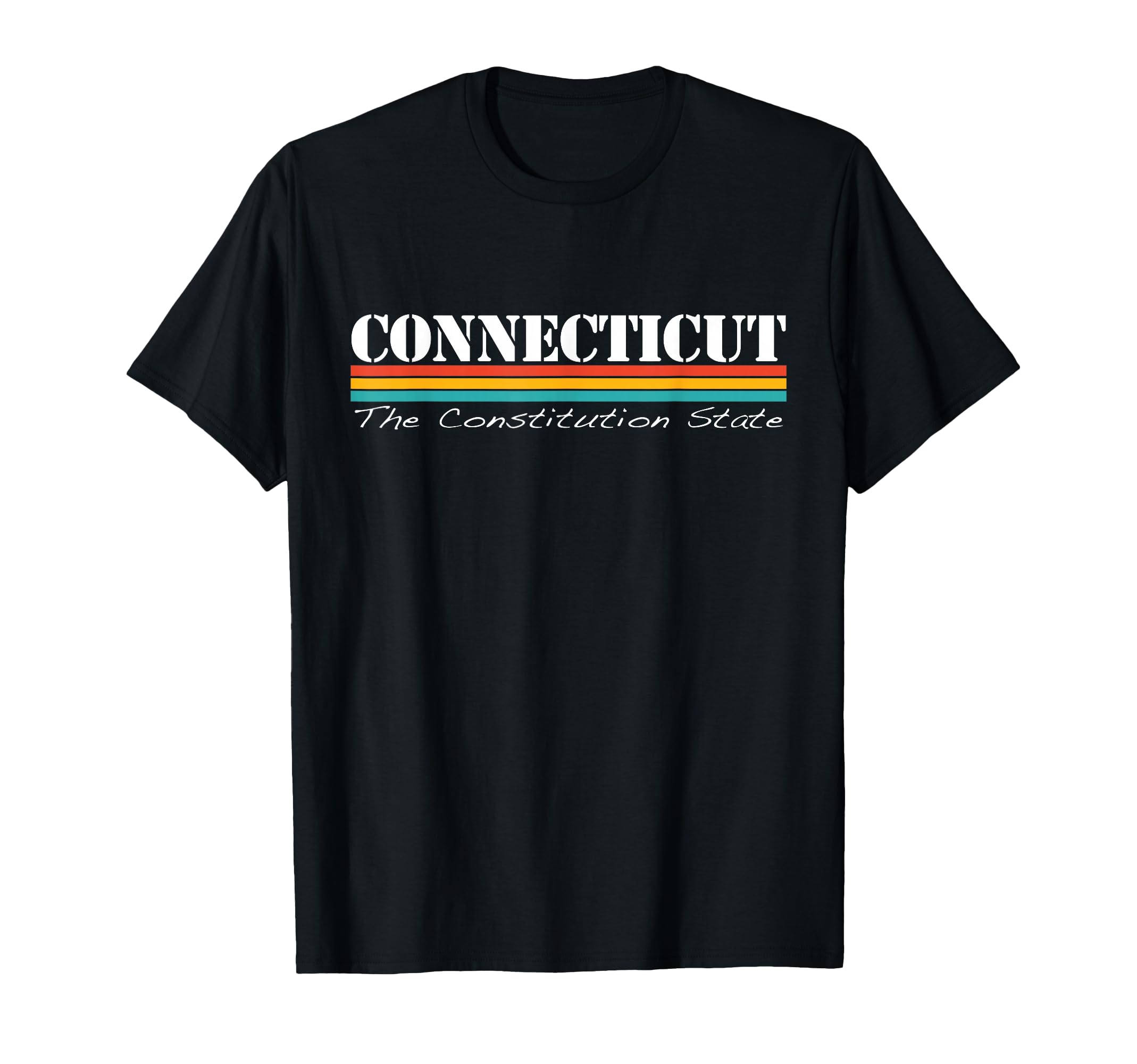 Connecticut Constitution State Stripes T-Shirt - Trendy Graphic Unisex - T-Shirt, Sweatshirt, Hoodie