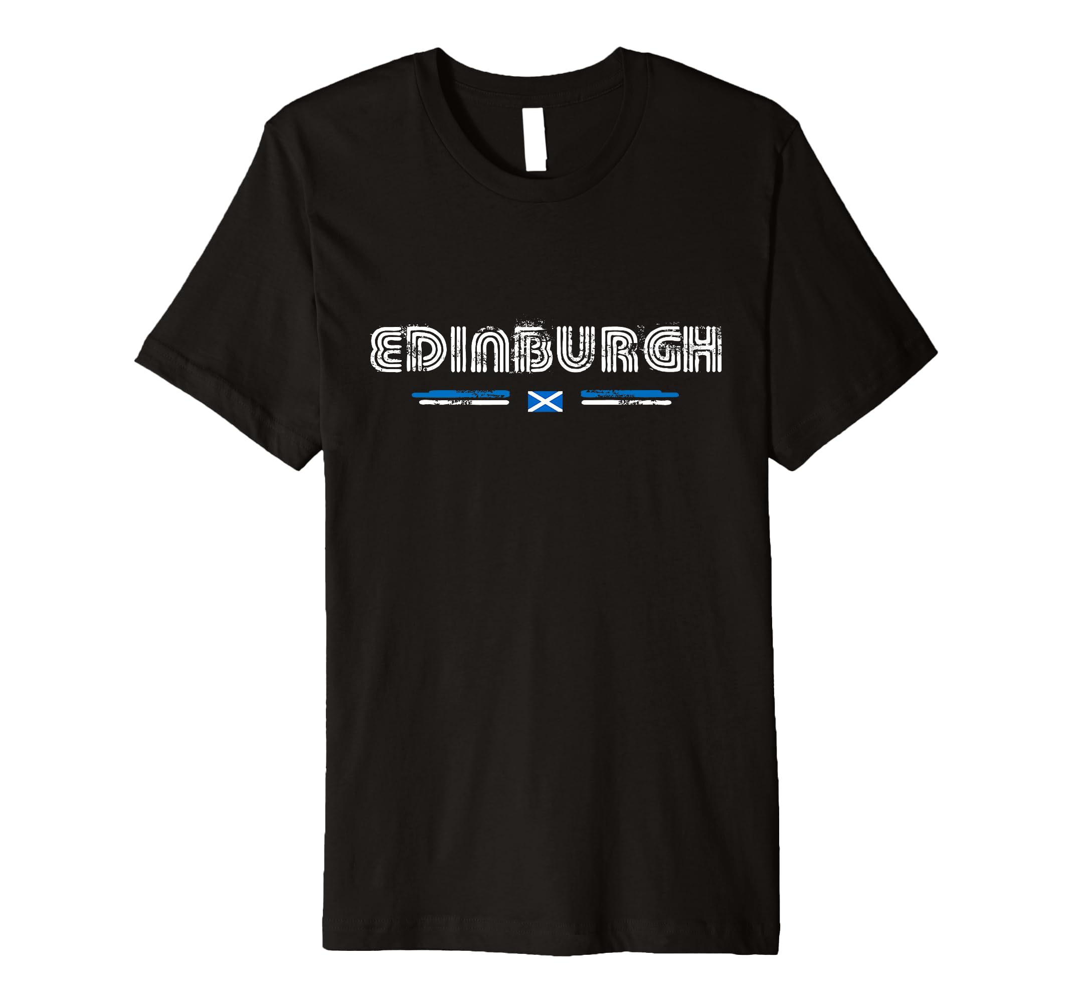 Edinburgh Scotland 70S 80S Type T-Shirt - Minimalist Print Men Women - T-Shirt, Sweatshirt, Hoodie