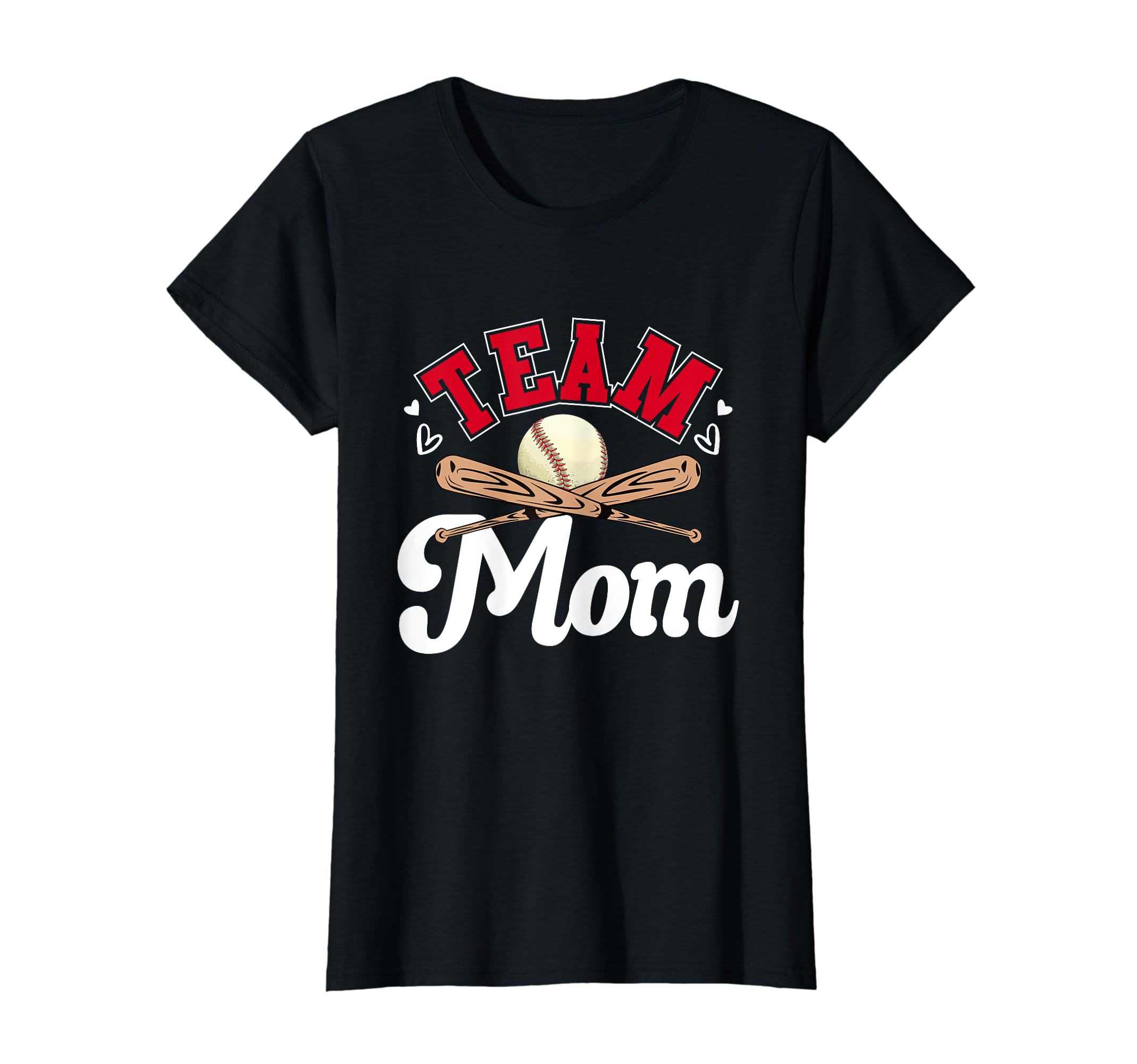 Team Mom Mothers Day Baseball T-Shirt - Aesthetic Graphic for Adults - T-Shirt, Sweatshirt, Hoodie
