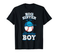 Big Sister Birthday Baseball Theme Family T-Shirt - Graphic Print Unisex - T-Shirt, Sweatshirt, Hoodie