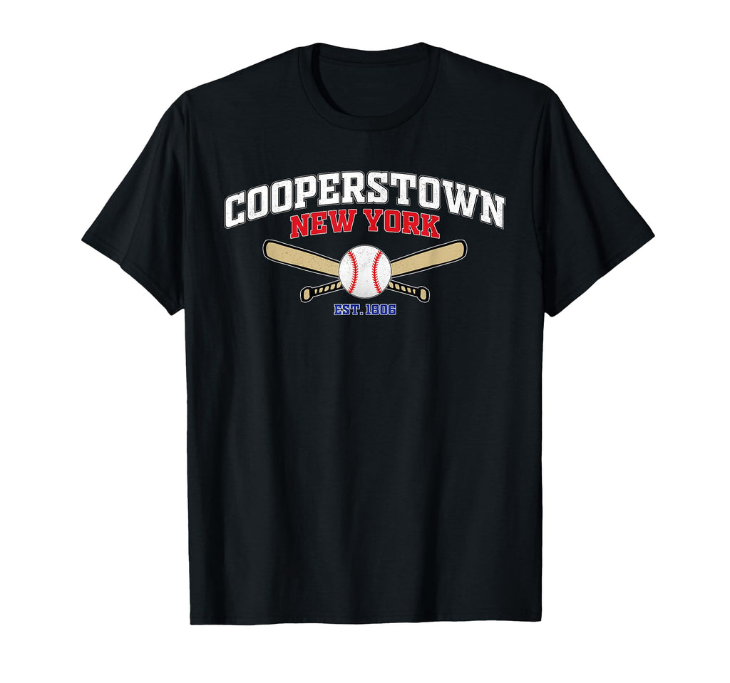 Cooperstown New York T-Shirt - Graphic Print Unisex - T-Shirt, Sweatshirt, Hoodie