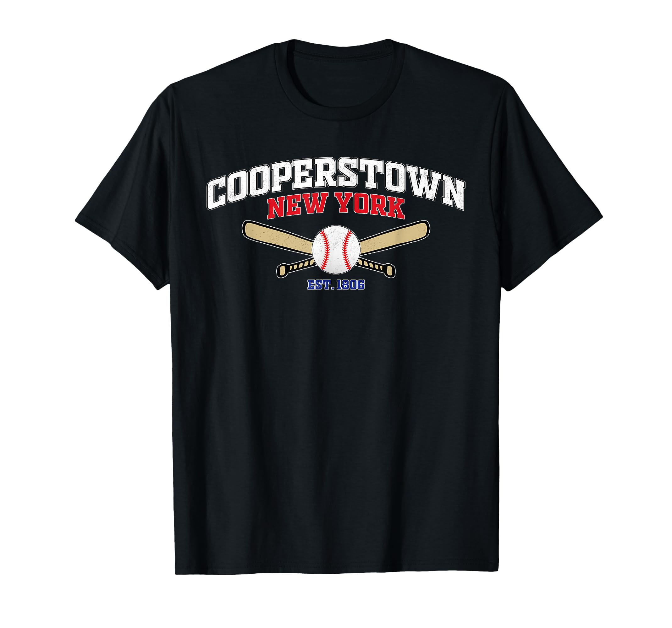 Cooperstown New York T-Shirt - Graphic Print Unisex - T-Shirt, Sweatshirt, Hoodie