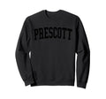 Prescott Az Distressed Black Varsity Sweatshirt - Minimalist Print Unisex - T-Shirt, Sweatshirt, Hoodie