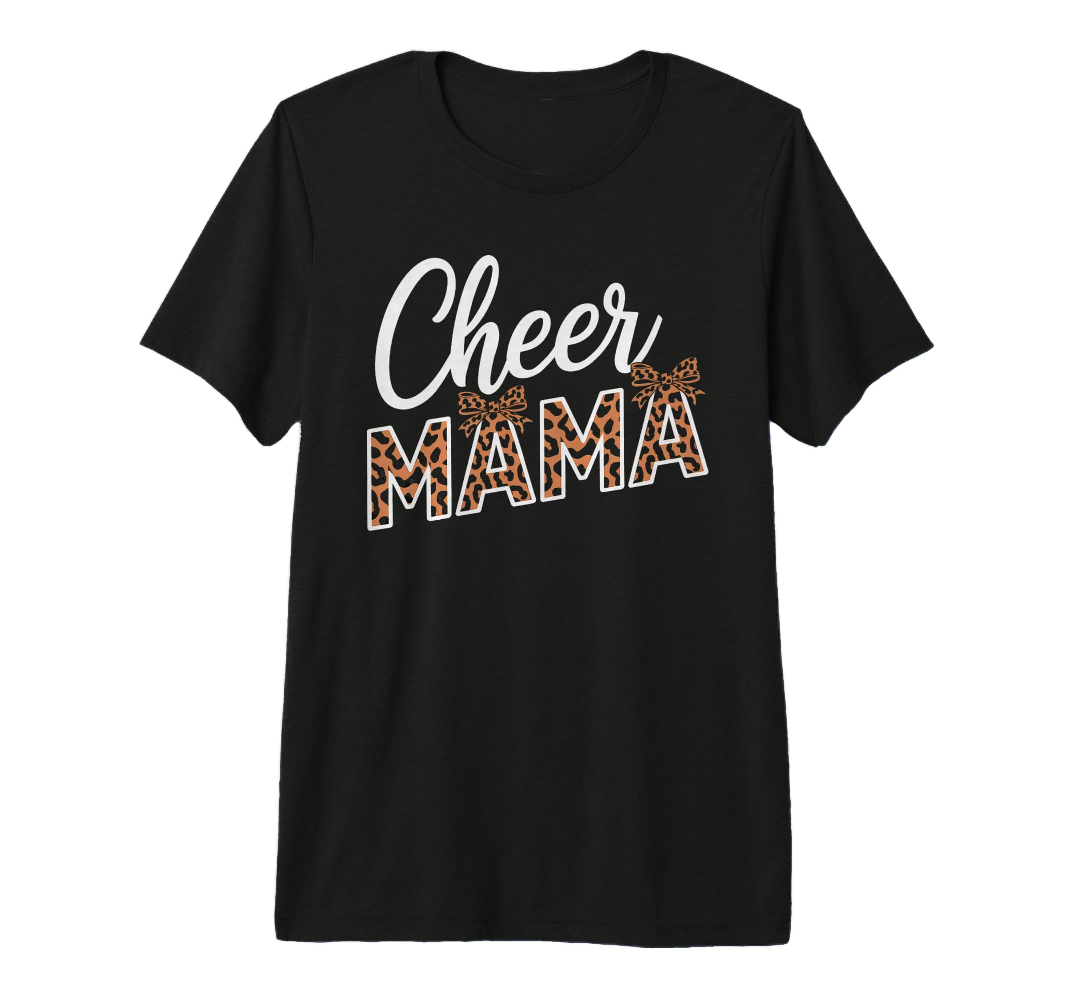 Cheer Mom Mother Bow Cheerleader T-Shirt - Casual Everyday Wear Unisex - T-Shirt, Sweatshirt, Hoodie