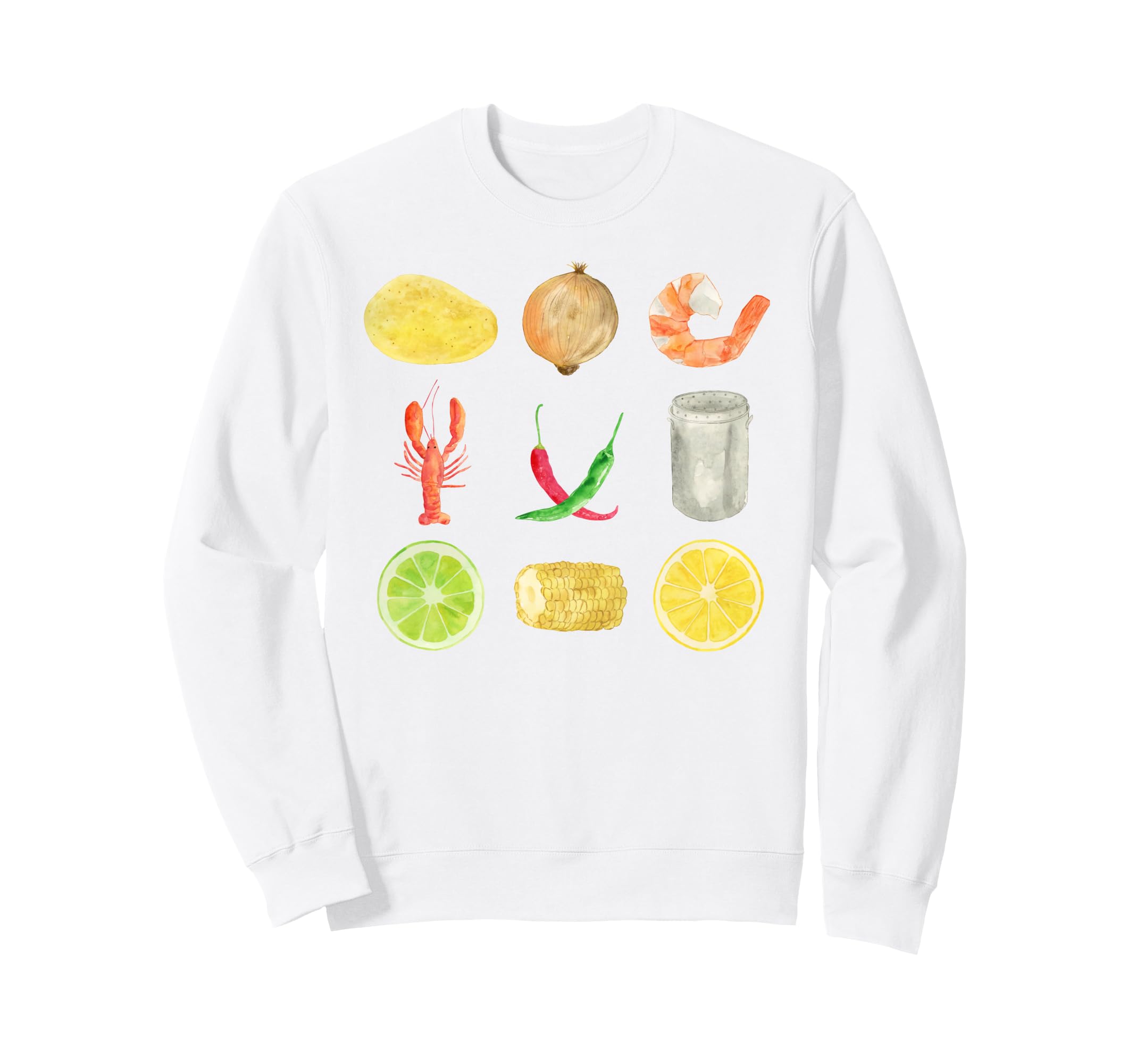 Crawfish Low Country Boil Y2K Sweatshirt - Fun Novelty Design for Adults - T-Shirt, Sweatshirt, Hoodie
