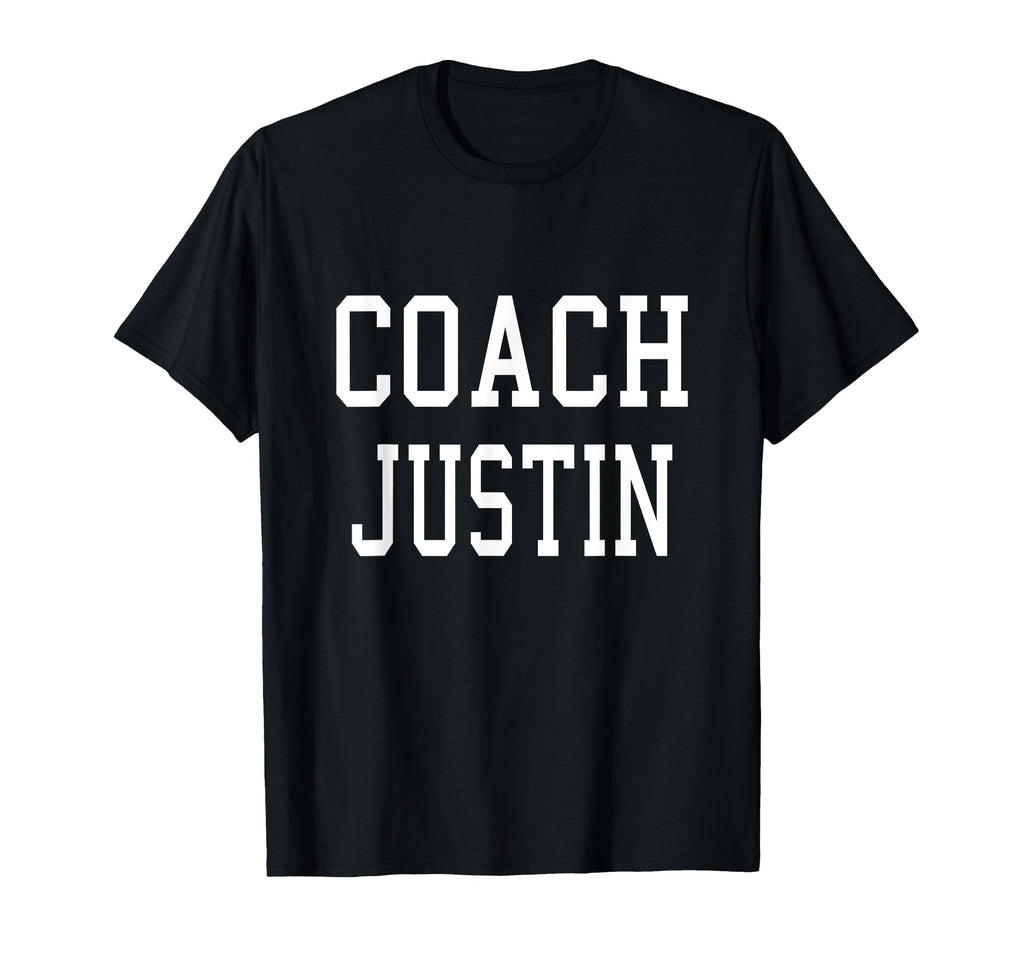 Coach Justin Custom Football Soccer T-Shirt - Aesthetic Graphic Unisex - T-Shirt, Sweatshirt, Hoodie