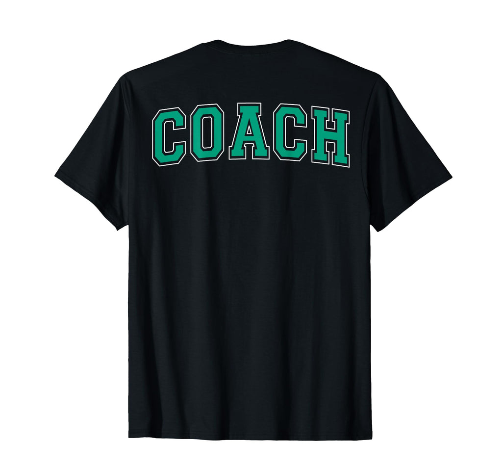 Coach Sports Trainer Arched Teal T-Shirt - Novelty Apparel for Adults - T-Shirt, Sweatshirt, Hoodie