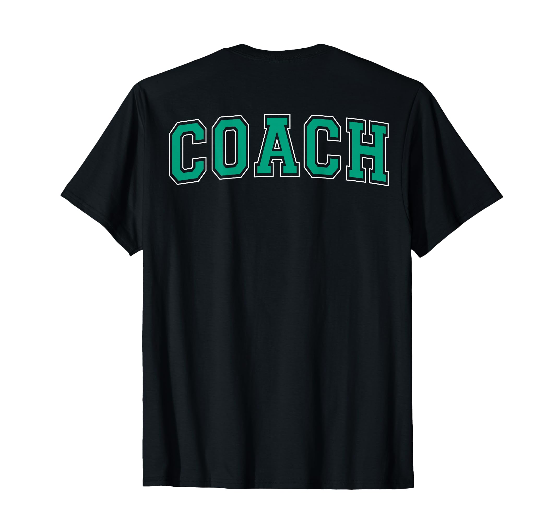 Coach Sports Trainer Arched Teal T-Shirt - Novelty Apparel for Adults - T-Shirt, Sweatshirt, Hoodie