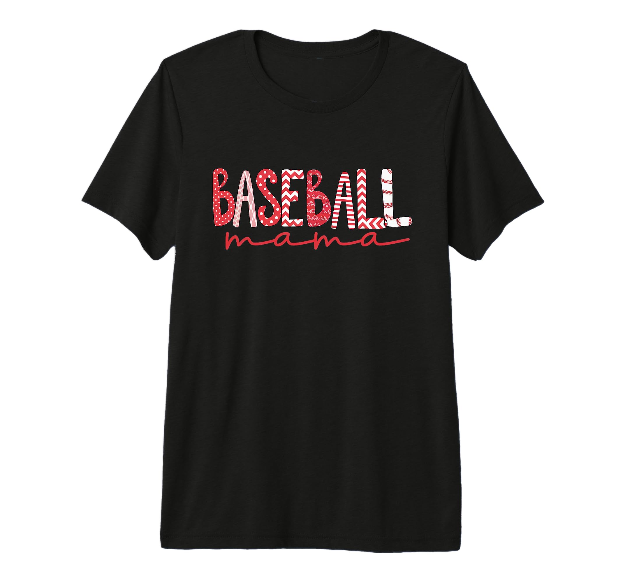 American Baseball Mom Mama Tri Blend T-Shirt - Aesthetic Graphic Men Women - T-Shirt, Sweatshirt, Hoodie