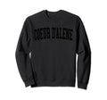 Coeur Dalene Id Distressed Black Sweatshirt - Custom Art Print Men Women - T-Shirt, Sweatshirt, Hoodie