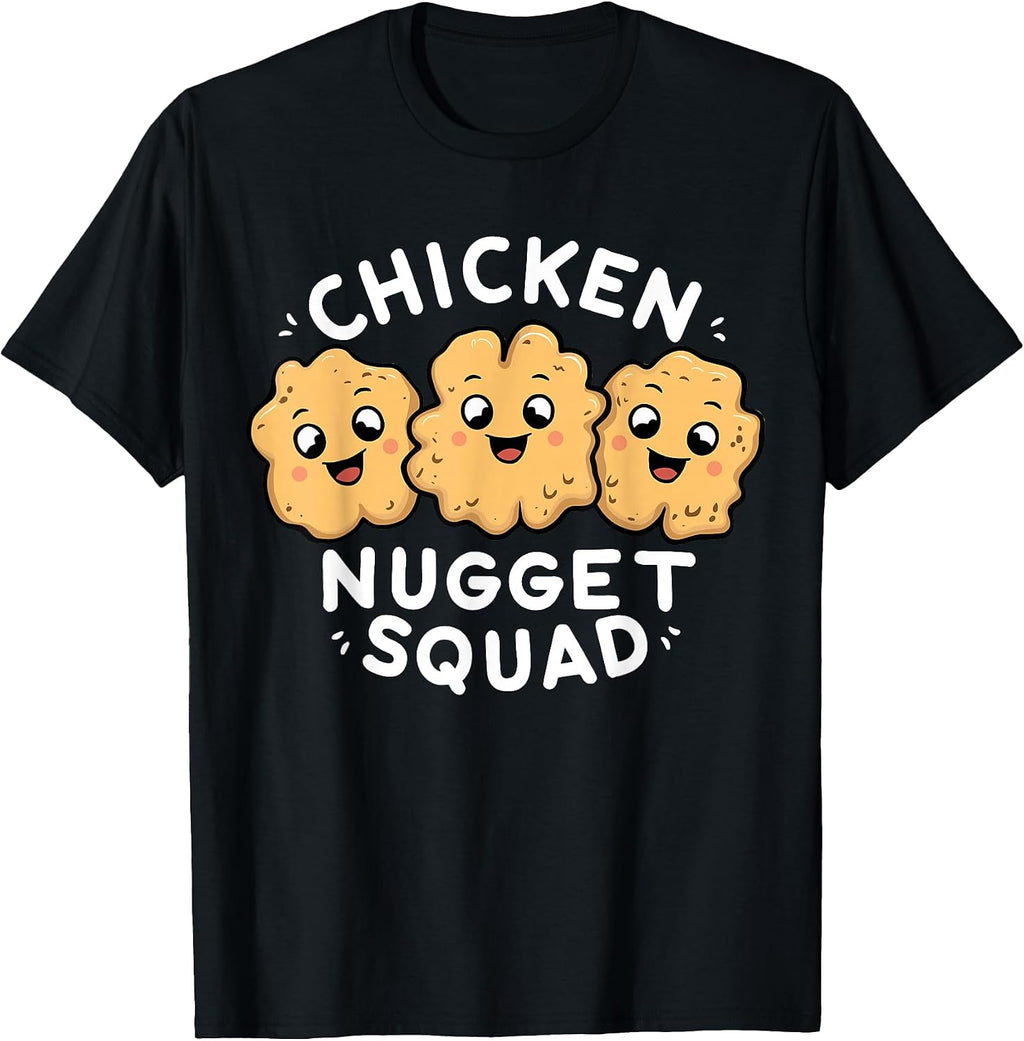 Funny Chicken Nugget Squad Food Lover - Adult & Kids T-Shirts, Sweatshirts & Hoodies apparel design preview 1