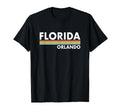 Florida Orlando Stripes T-Shirt - Minimalist Print Unisex - T-Shirt, Sweatshirt, Hoodie
